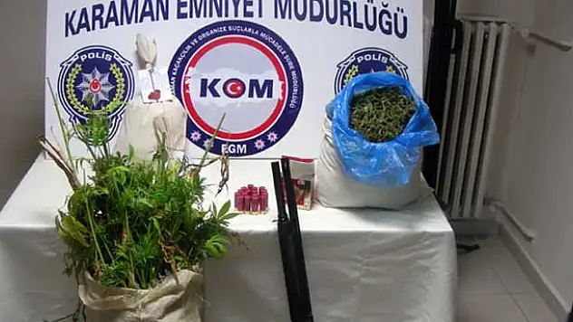 Karaman'da uyuşturucu operasyonunda tutuklama kararı