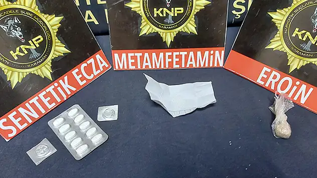 Karaman'da uyuşturucu operasyonunda yakalanan şüpheli tutuklandı
