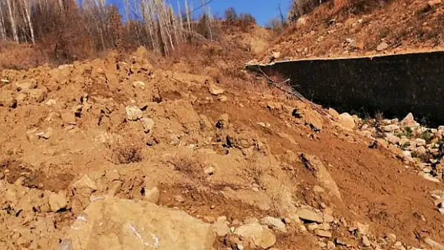 Karaman'da yaşanan heyelan korkuttu