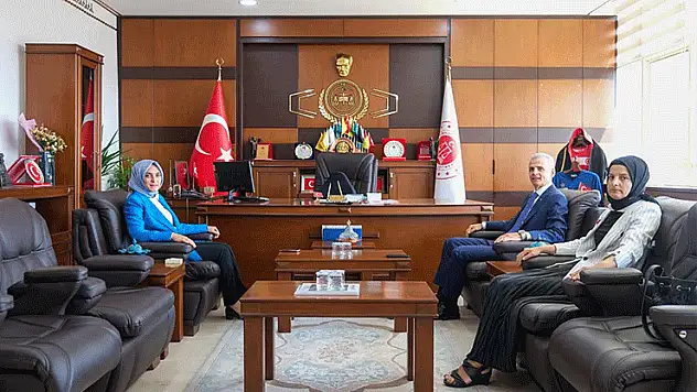 Karaman Valisi Çiçekli'den Başsavcı Ünver'e Hayırlı Olsun ziyareti