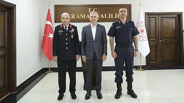 Karaman Valisi Çiçekli'ye üst düzey ziyaret