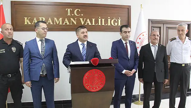 Karaman Valisi Hüseyin Engin Sarıibrahim görevine başladı
