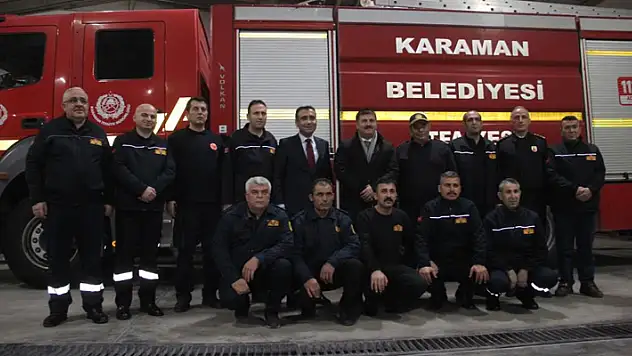 Karaman Valisi Sarıibrahim, yeni yıla kurumları ziyaret ederek girdi
