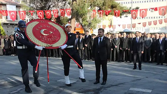 Karaman'da 10 Kasım törenleri
