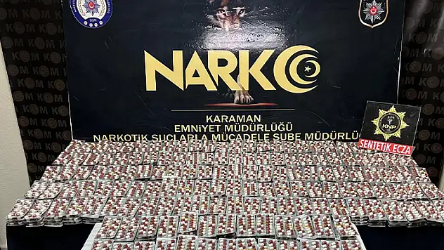 Karaman'da 3 kişi uyuşturucudan tutuklandı
