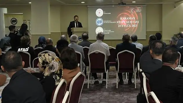Karaman'da 'Aile Çalıştayı' düzenlendi
