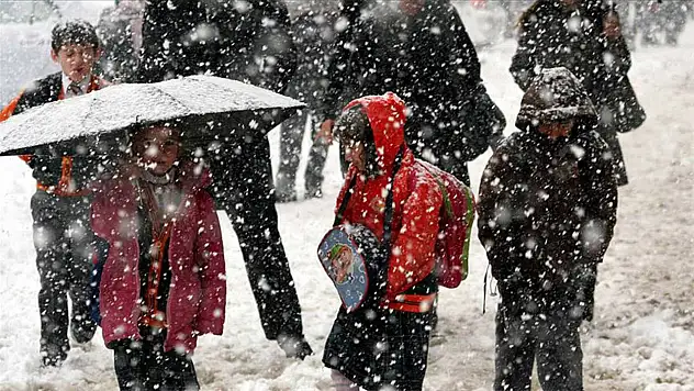 Karaman'da eğitime kar tatili