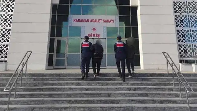 Karaman'da evden hırsızlık yapan 1 kişi tutuklandı

