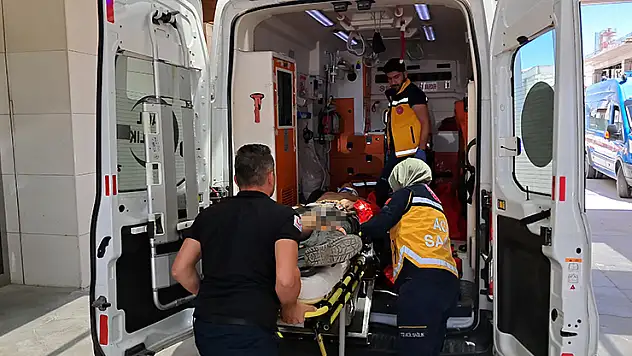 Karaman'da girdiği inşaattan düşen çocuk yaralandı