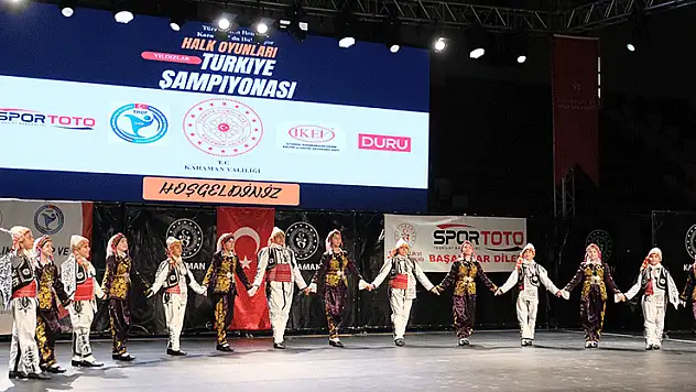 Karaman'da Halk Oyunları Yıldızlar Türkiye Şampiyonası sona erdi