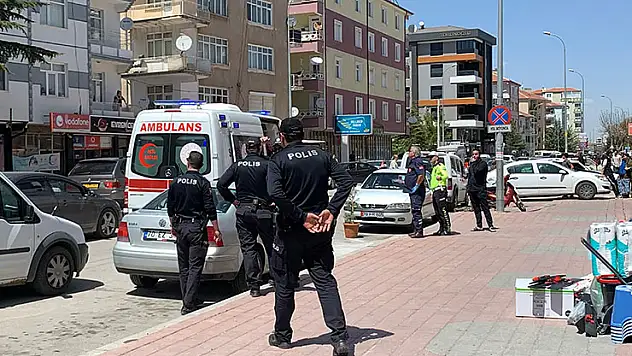 Karaman'da hamile eşini bıçakla rehin aldı