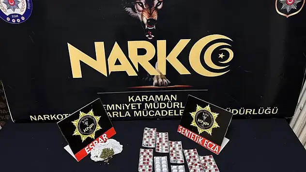 Karaman'da uyuşturucu operasyonu: 1 tutuklama
