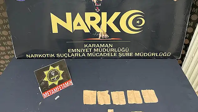 Karaman'da uyuşturucu operasyonunda 1 kişi tutuklandı
