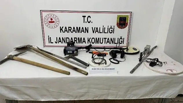 Karaman'da uyuşturucu ve ruhsatsız silahlar geçirildi: 1 kişi tutuklandı