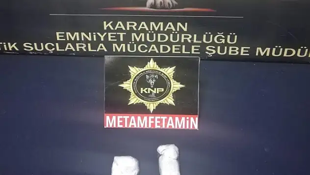 Karaman'da uyuşturucudan 1 kişi tutuklandı

