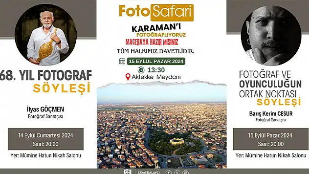 Karaman'ın güzellikleri fotoğraflara yansıyacak