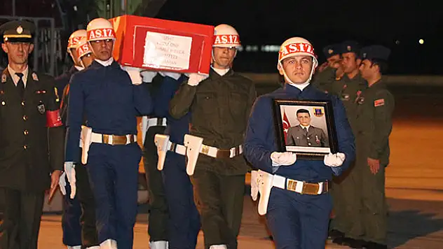 Karamanlı Şehidimizin cenazesi Konya'ya getirildi