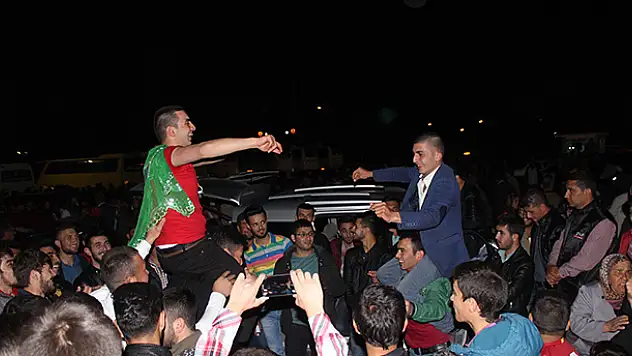 Karapınar'da asker adayları uğurlandı