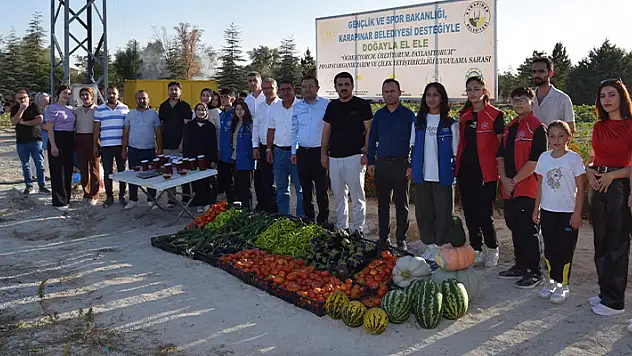 Karapınar'da 'Doğayla El Ele Öğreniyorum, Üretiyorum, Paylaşıyorum' projesi sona erdi
