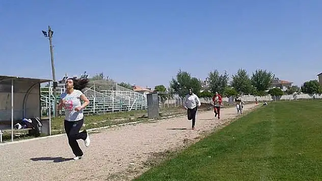 Karapınar'da gençlik koşusu yapıldı