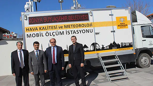 Karapınar'da hava kalitesinin ölçümü yapıldı