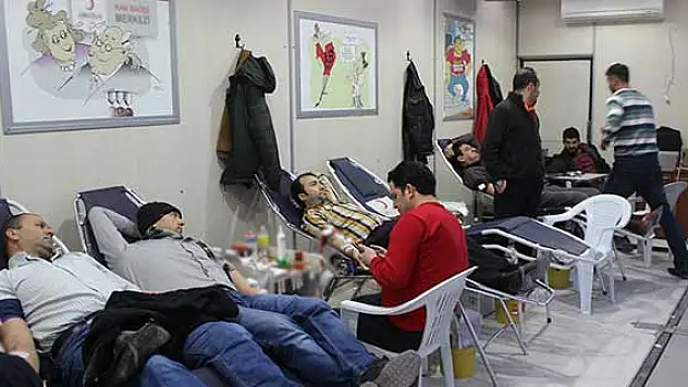 Karapınar'da kan bağışına yoğun ilgi