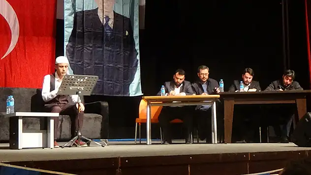 Karapınar'da Kuran'ı Kerim'i güzel okuma yarışması düzenlendi
