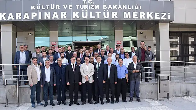 Karapınar'da mahalle muhtarları ile istişare toplantısı
