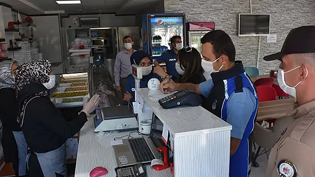 Karapınar'da normalleşme dönemi denetimleri