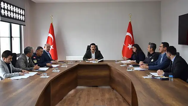 Karapınar'da Seçim Güvenliği Toplantısı yapıldı
