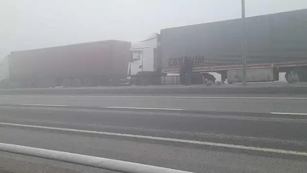 Karapınar'da sis etkili oldu
