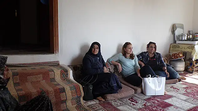 Karapınar'da yaşlılar ziyaret edildi