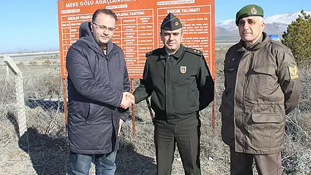 Karapınar'daki 'TSK Hatıra Ormanı' devredildi