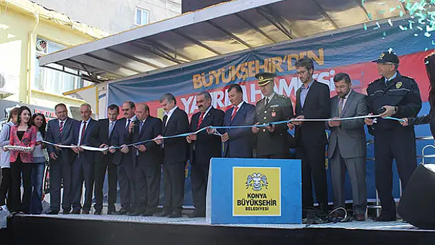 Karapınar KOMEK hizmet binası açıldı