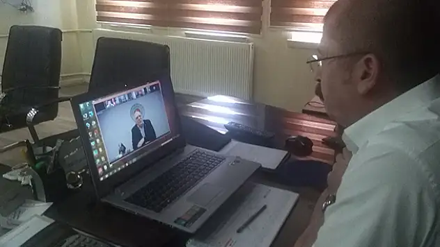 Karapınar Ziraat Odası Başkanı Üner'in TZOB Başkanı Bayraktar ile görüştü
