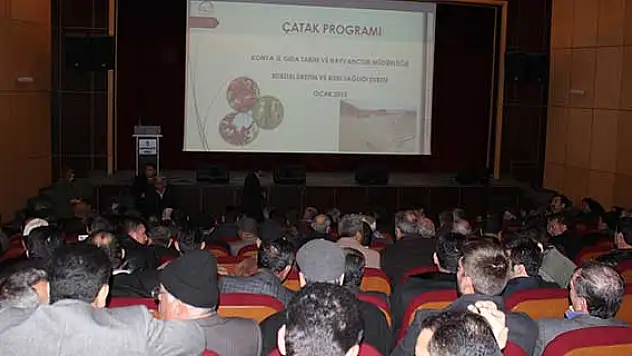 Karapınarda 'Çatak Projesi' anlatıldı