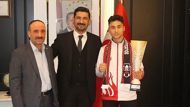 Karapınar'dan Badem'e ziyaret