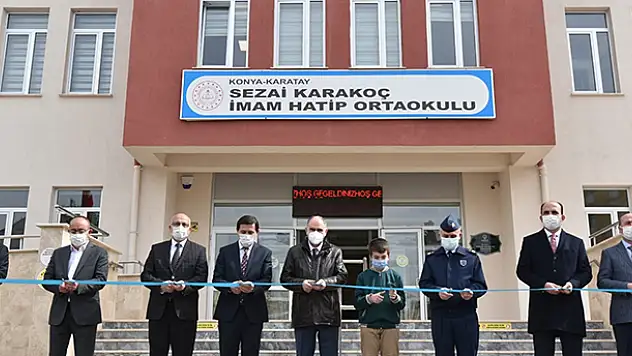 Karatay'a 24 derslikli yeni okul! Açılışı yapıldı