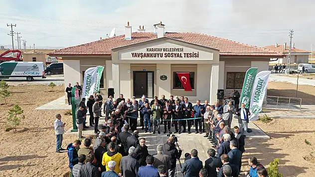 Karatay'a bir sosyal tesis daha kazandırıldı