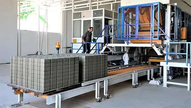 Karatay Belediyesi beton elemanları üretim tesisi fabrika gibi
