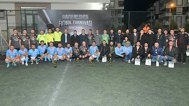 Karatay Belediyesi Birimler Arası Futbol Turnuvası sona erdi