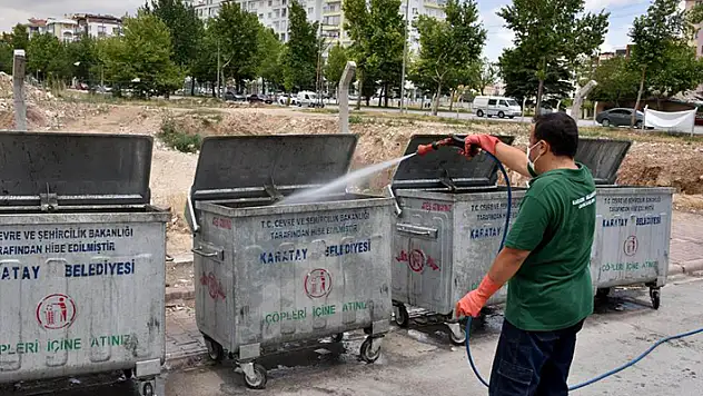 Karatay Belediyesi ilaçlama çalışmalarına hız verdi
