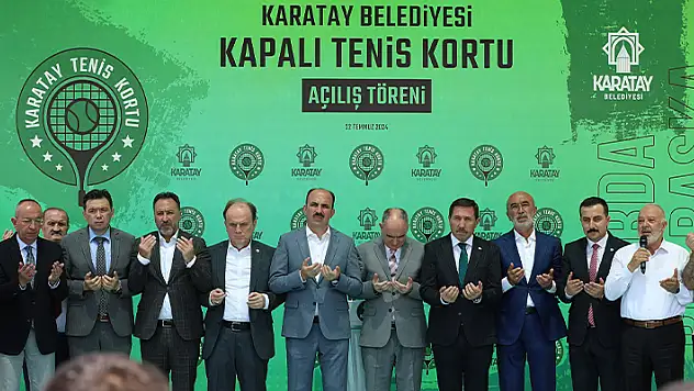 Karatay Belediyesi Kapalı Tenis Kortu açıldı