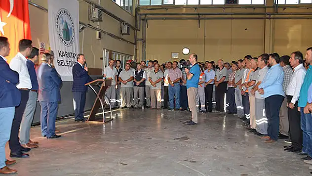 Karatay Belediyesi'nde bayramlaşma