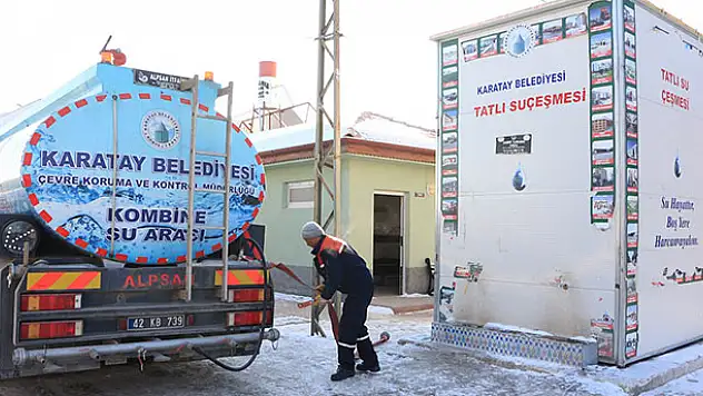 Karatay Belediyesi'nden tatlı su hizmeti