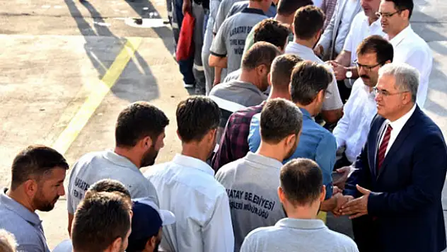 Karatay Belediyesi personeli bayramlaştı