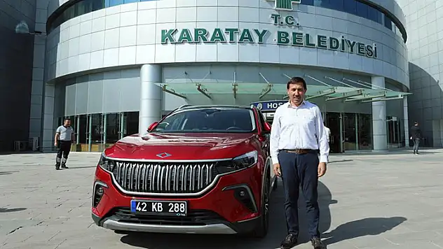 Karatay Belediyesi yerli otomobil TOGG'u filosuna kattı