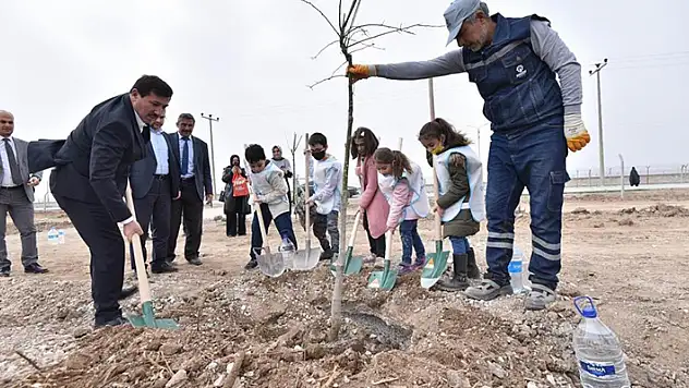 Karatay Belediyesinden ağaç dikme etkinliği
