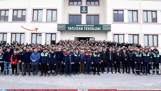 Karatay Belediyesinden Hatay'da görev yapan personele teşekkür
