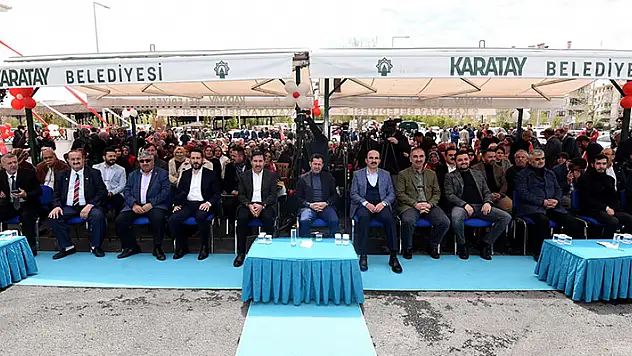 Karatay Belediyesi'nden ilçeye 35 milyon TL'lik yatırım